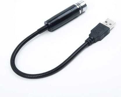 جهاز عرض نجوم ارجواني للسيارة بمنفذ USB من سوكال-ليد، ضوء ليلي قابل للتعديل، اضواء سقف رومانسية للديكور الداخلي